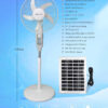 12V Rechargeable Solar Powered Stand Fan 16-Inch