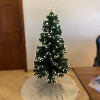 Peme Krishlindjesh (180cm)-me Drita dhe Yll