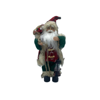 Babagjysh Krishtlindjesh me Kapuc me Zile (30cm)