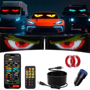 Set 2 Drita Fleksible LED si Sy Djalli Matrix 17cm me Aplikacion