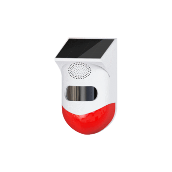 Siren e Jashtme me Panel Diellor per Sistem Alarmi JH100B 433MHz