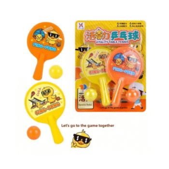 Set Raketa Ping-Pong per Femije dhe 2 Topa