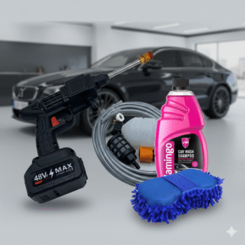 Set per Larjen e Makines (Pompe 48V + Shampo F350 + Dorashke)