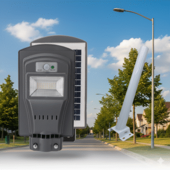 Prozhektor 40W me Panel Diellor +  Stativ Metalik  Dhuratee