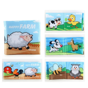 Liber Edukativ Rrobe per Femije me Figura (Ferma) NO:66532-5