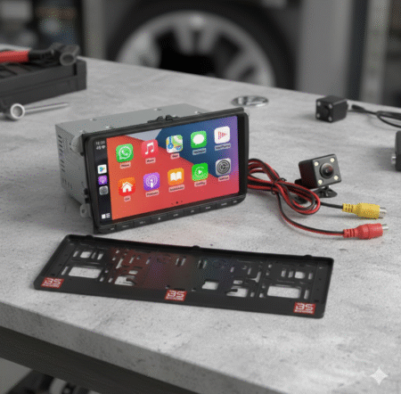 Kasetofon Origjinal 9inch për Volkswagen 2GB RAM / 32GB ROM + Portobagazh Makine me dhe Kamera Parkimi