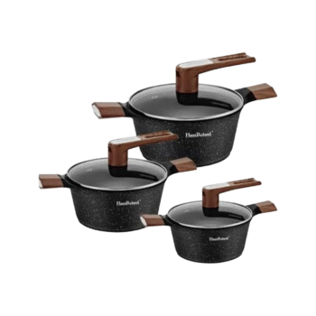 Set Profesionale me 3 Tenxhere Alumini HAUS ROLAND HR105-1