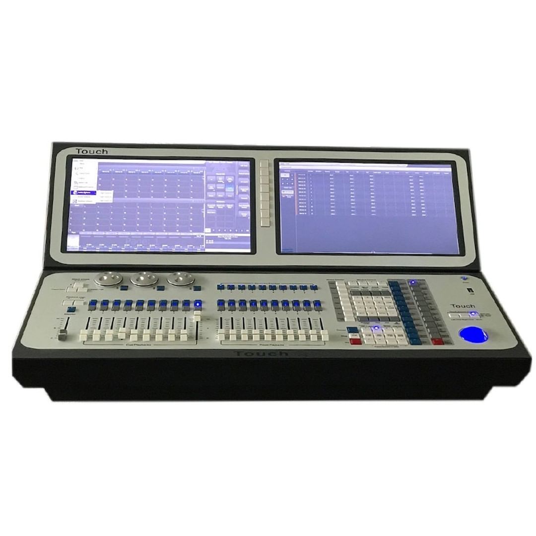 Ekran i Dyfishte per Kontrollin e Ndricimit Skenik