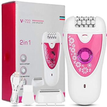2n1 Set Epilator Elektrik (VGR V-722)