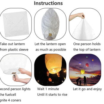 Balone Ajri me Flake - Sky Lantern Balone Ajri me Flake - Sky Lantern