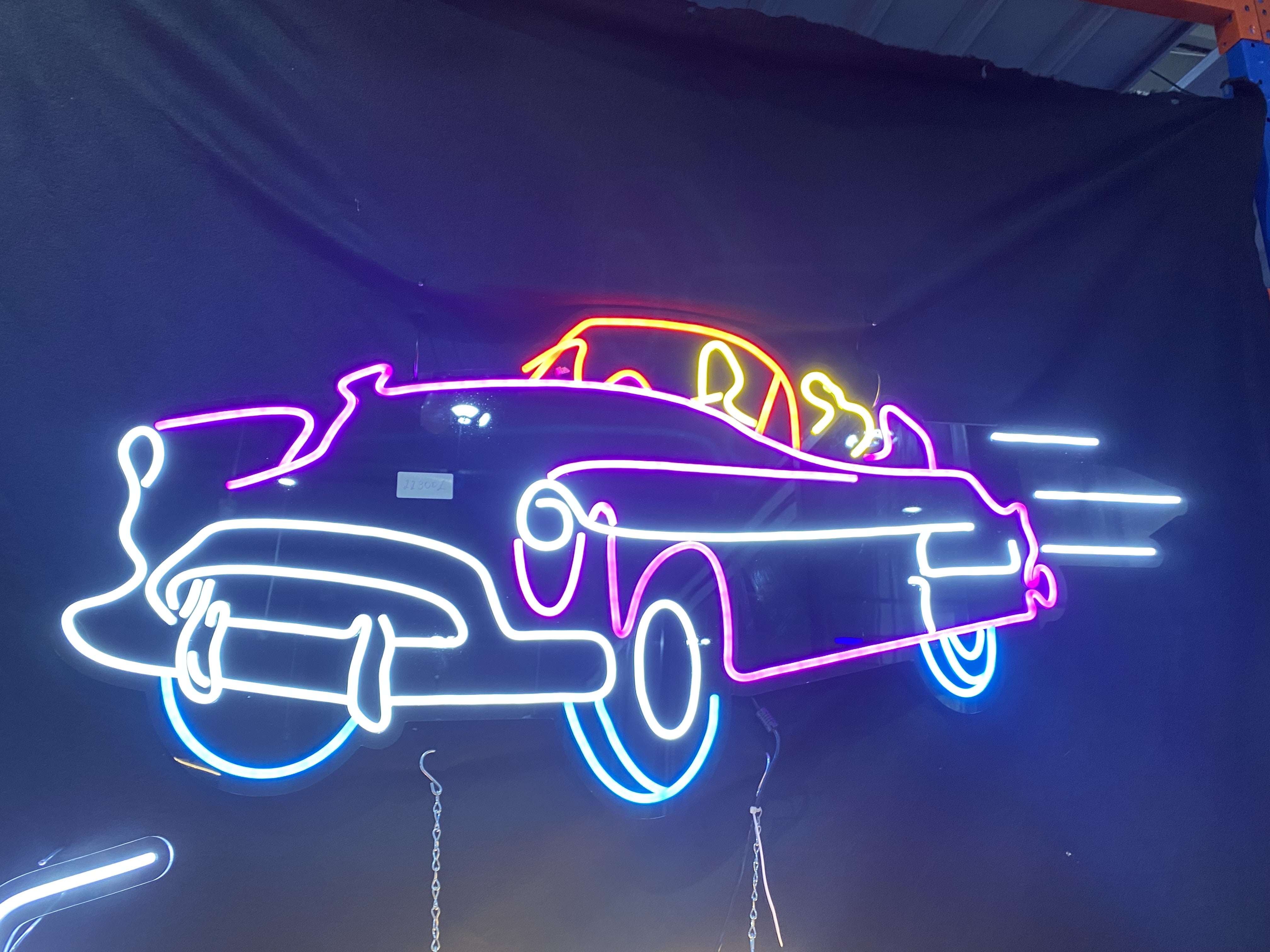 Led Neon Old Car